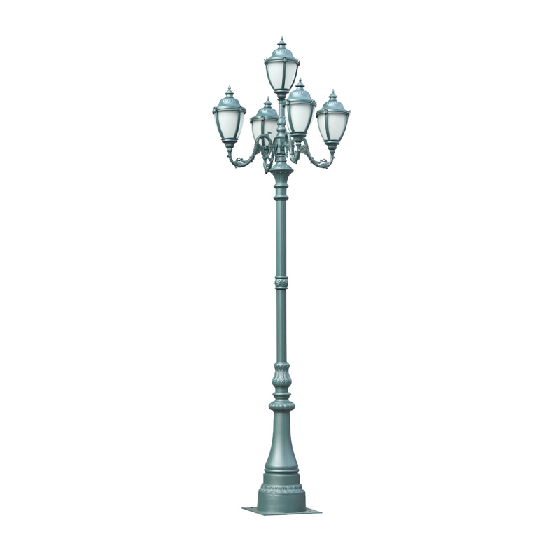 DDK-ZH-0401 Postes de luz retro decorativos de jardim de 3 a 6 m de altura