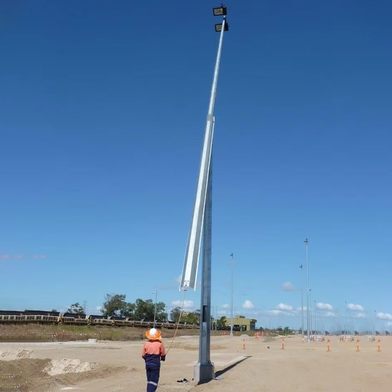 Postes articulados de aço galvanizado de 3 a 16M