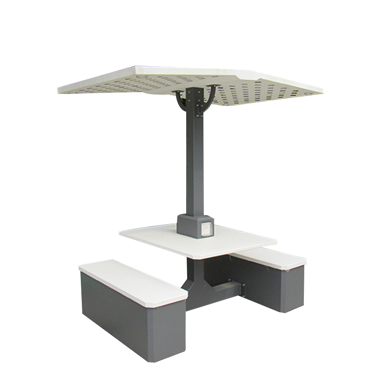 Conjunto de banco solar e mesa quadrada DDK-2070 Banco de carregamento WIFI com inversor