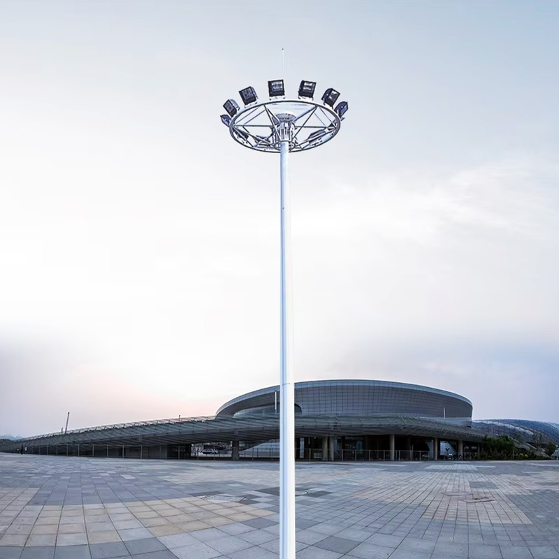 Dodecágono personalizável vinte lados de mastro alto para estádio rodoviário