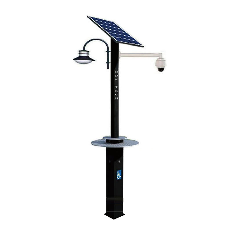 Estação de carregamento solar personalizada DDK-GB2000 com CFTV e lâmpadas