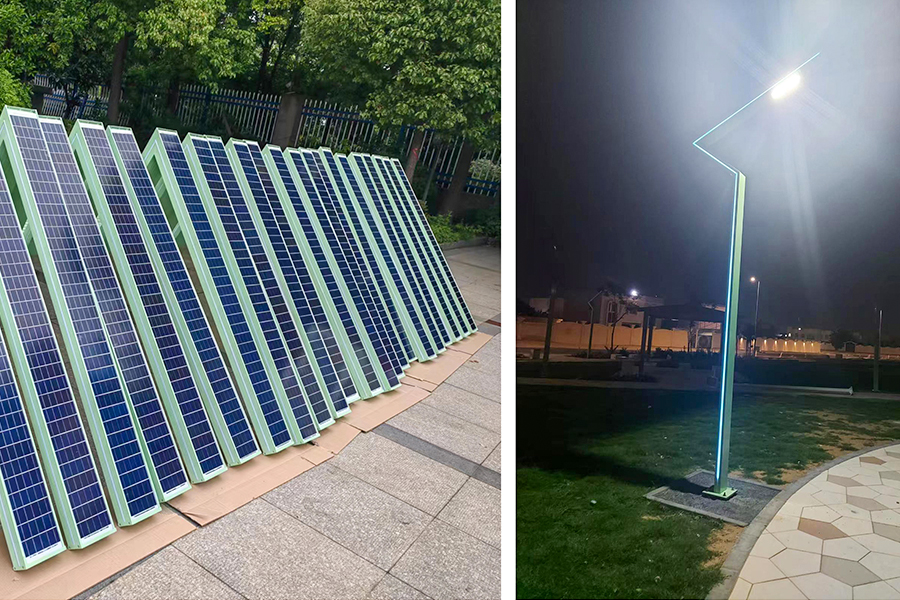 Poste de luz com perfil de alumínio dos Emirados Árabes Unidos
