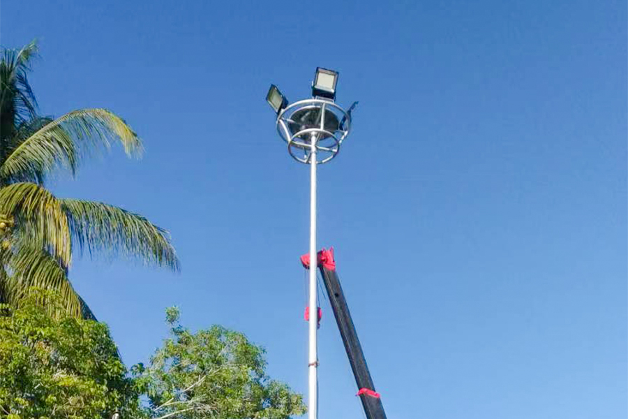 Luz de poste alto da Tailândia